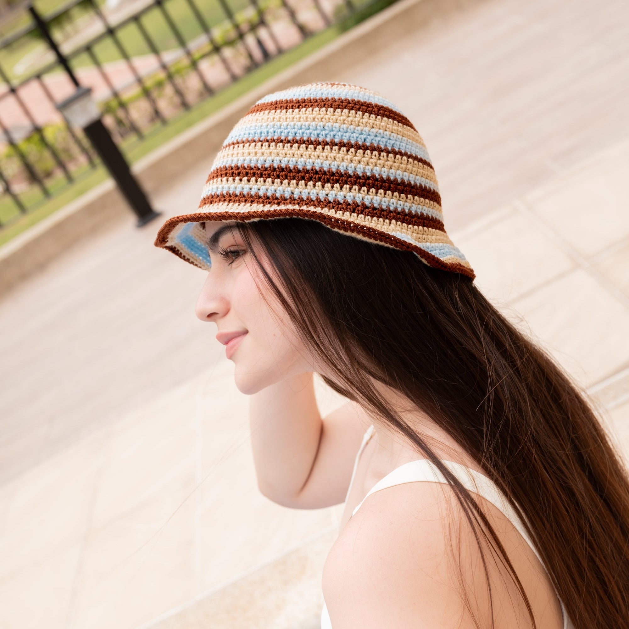 Crochet Bucket Hats - Cielo de Verano