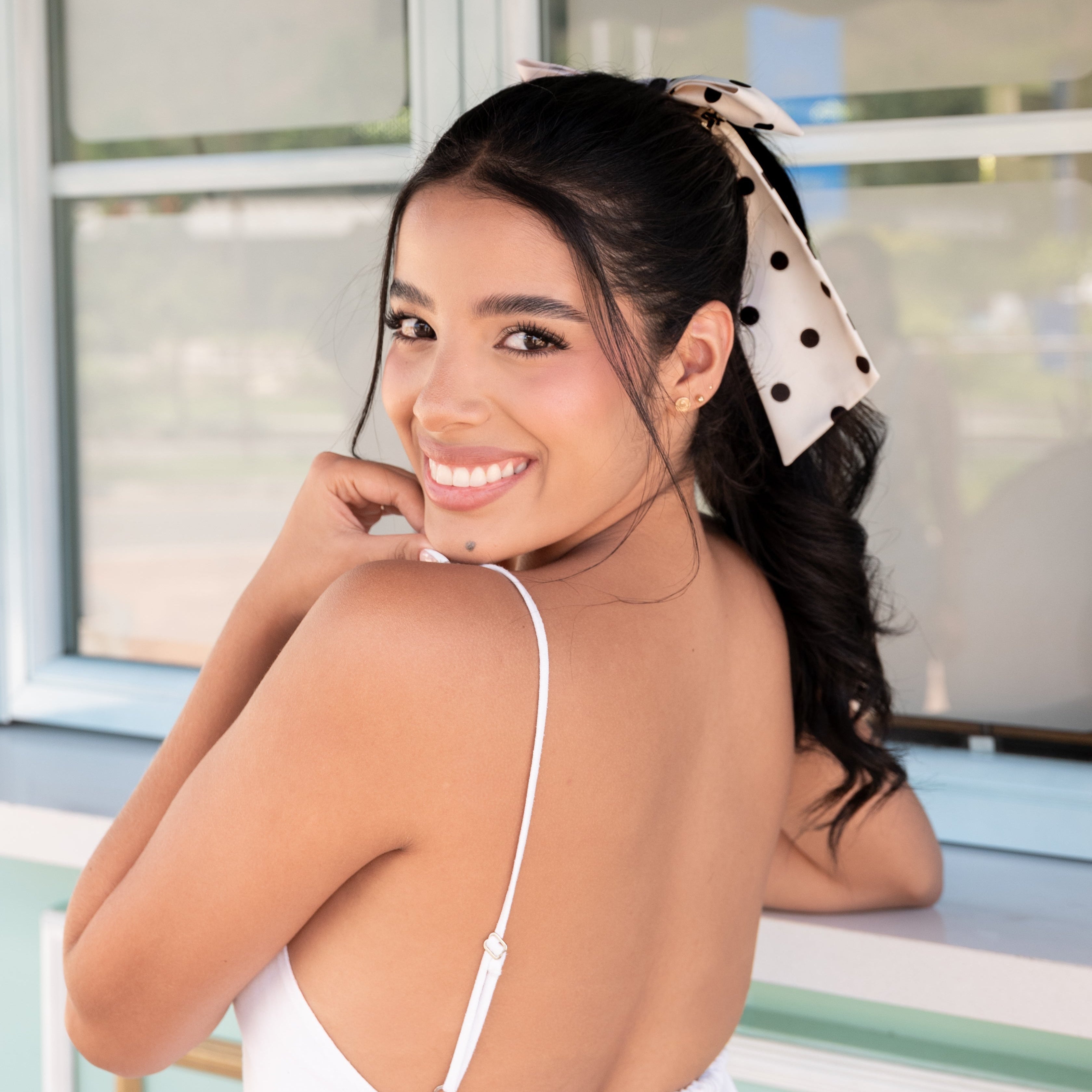 #color_Polka Dots Blanco