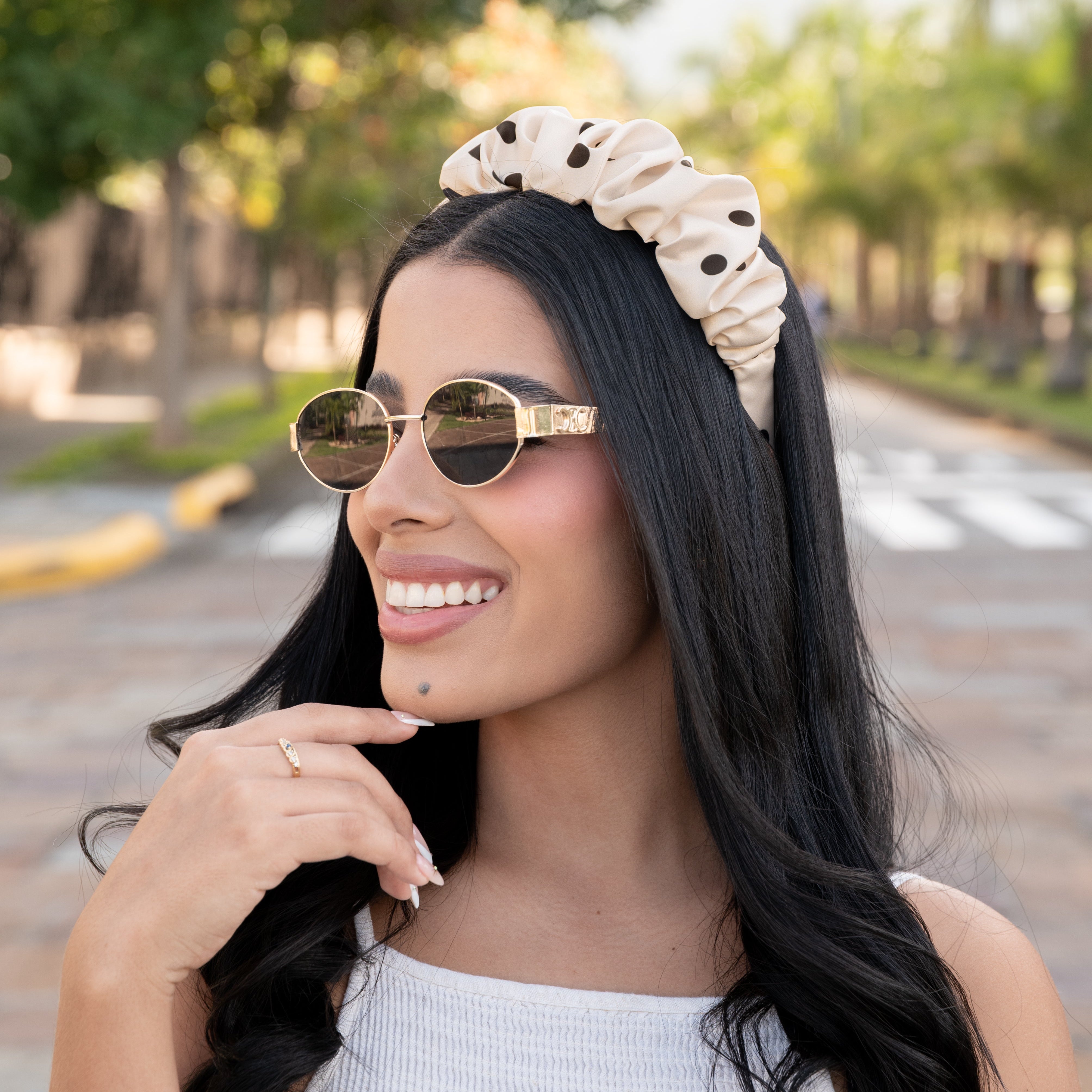 #color_Polka Dots Blanco