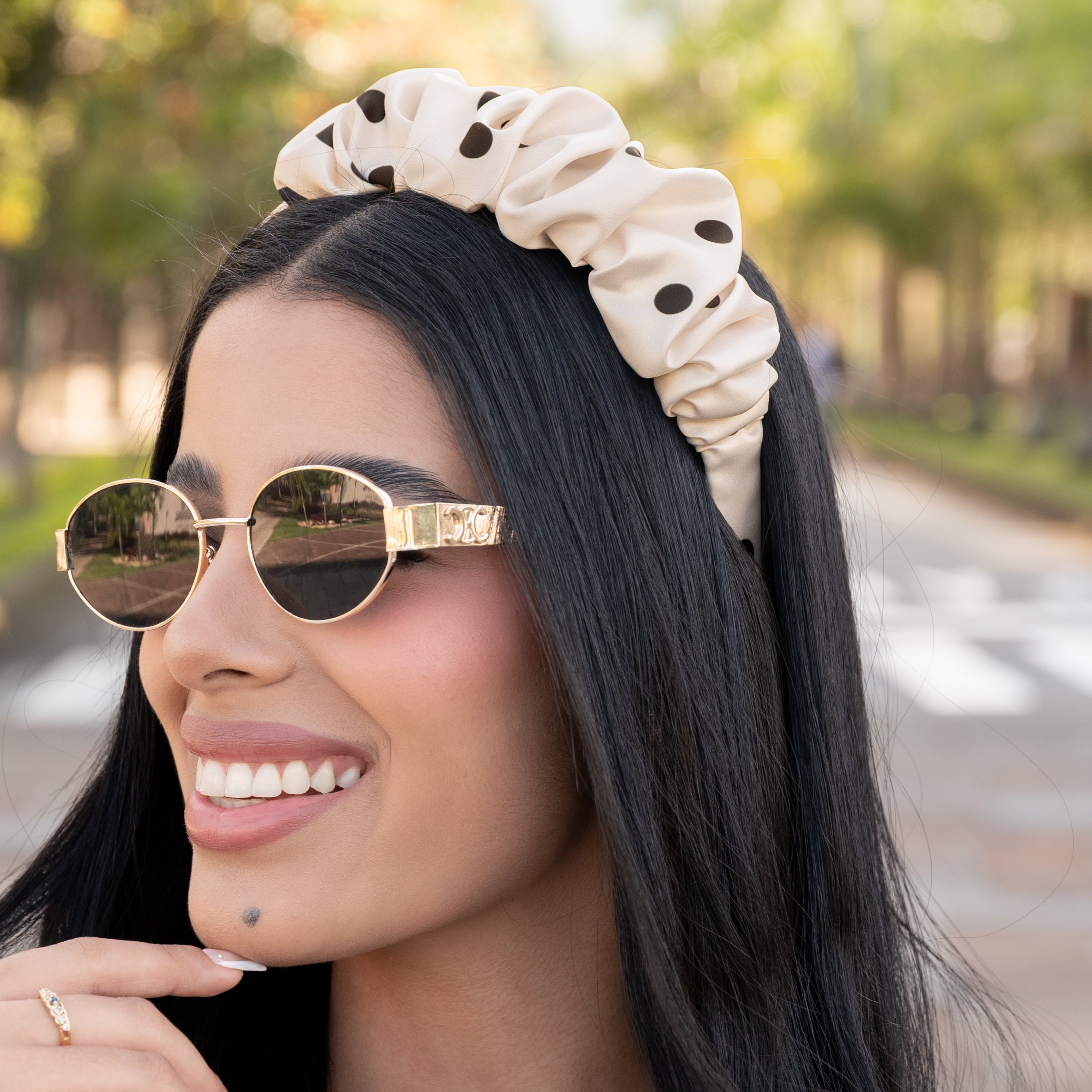 #color_Polka Dots Blanco