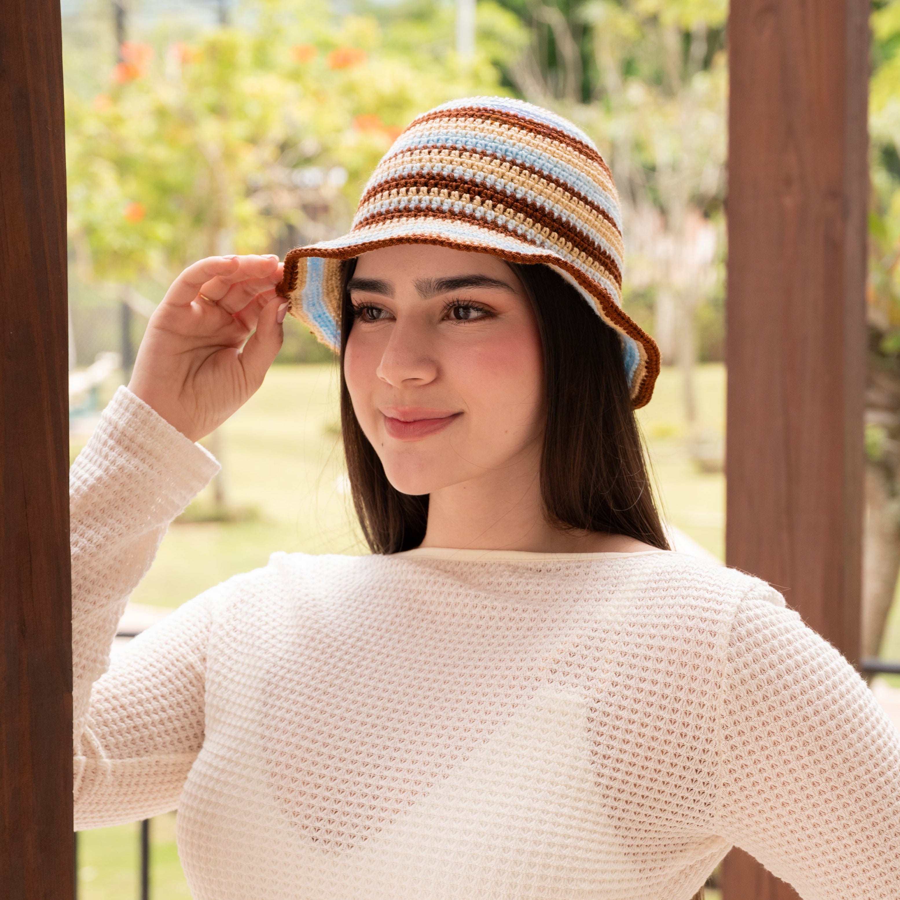 Crochet Bucket Hats - Cielo de Verano