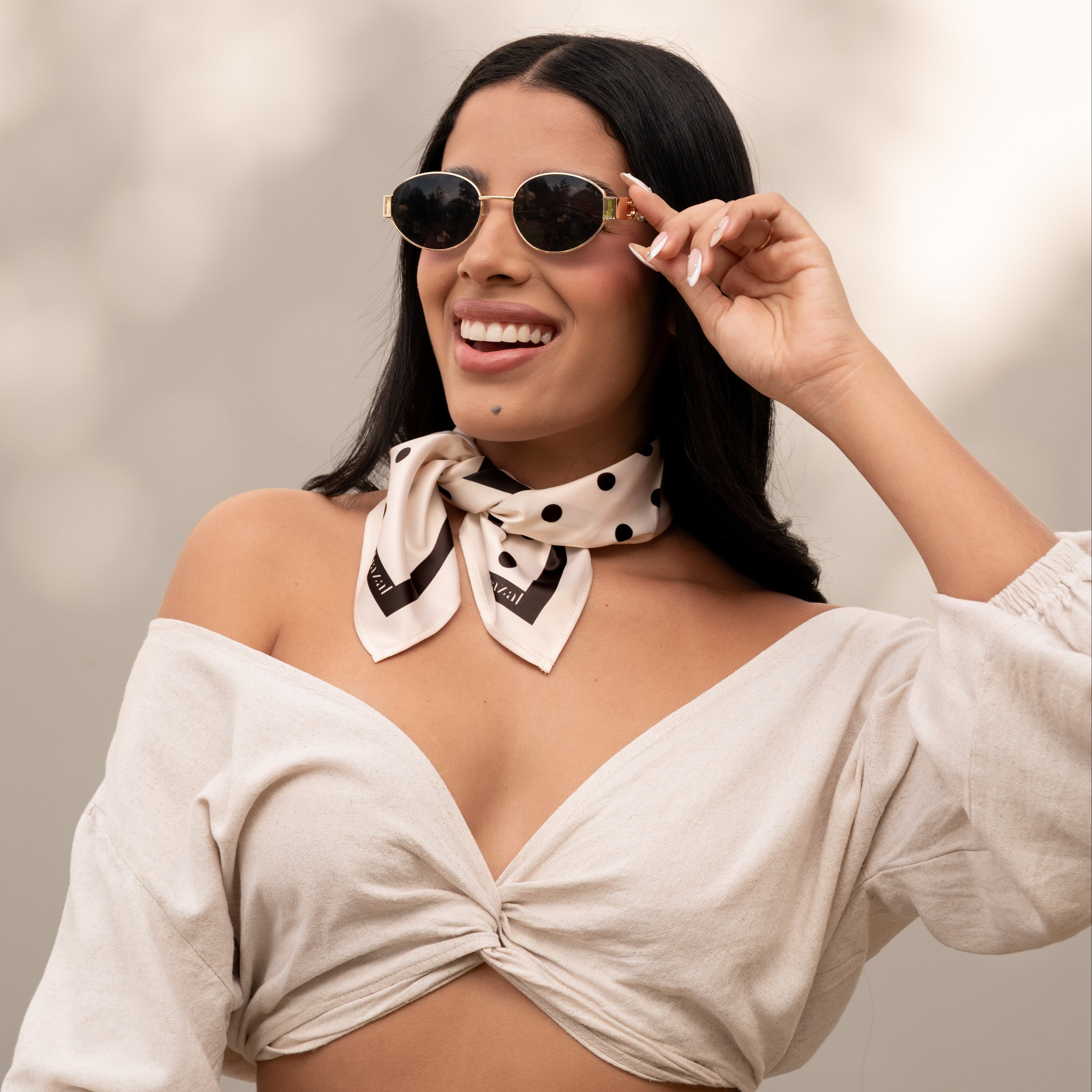 #color_Polka Dots Blanco