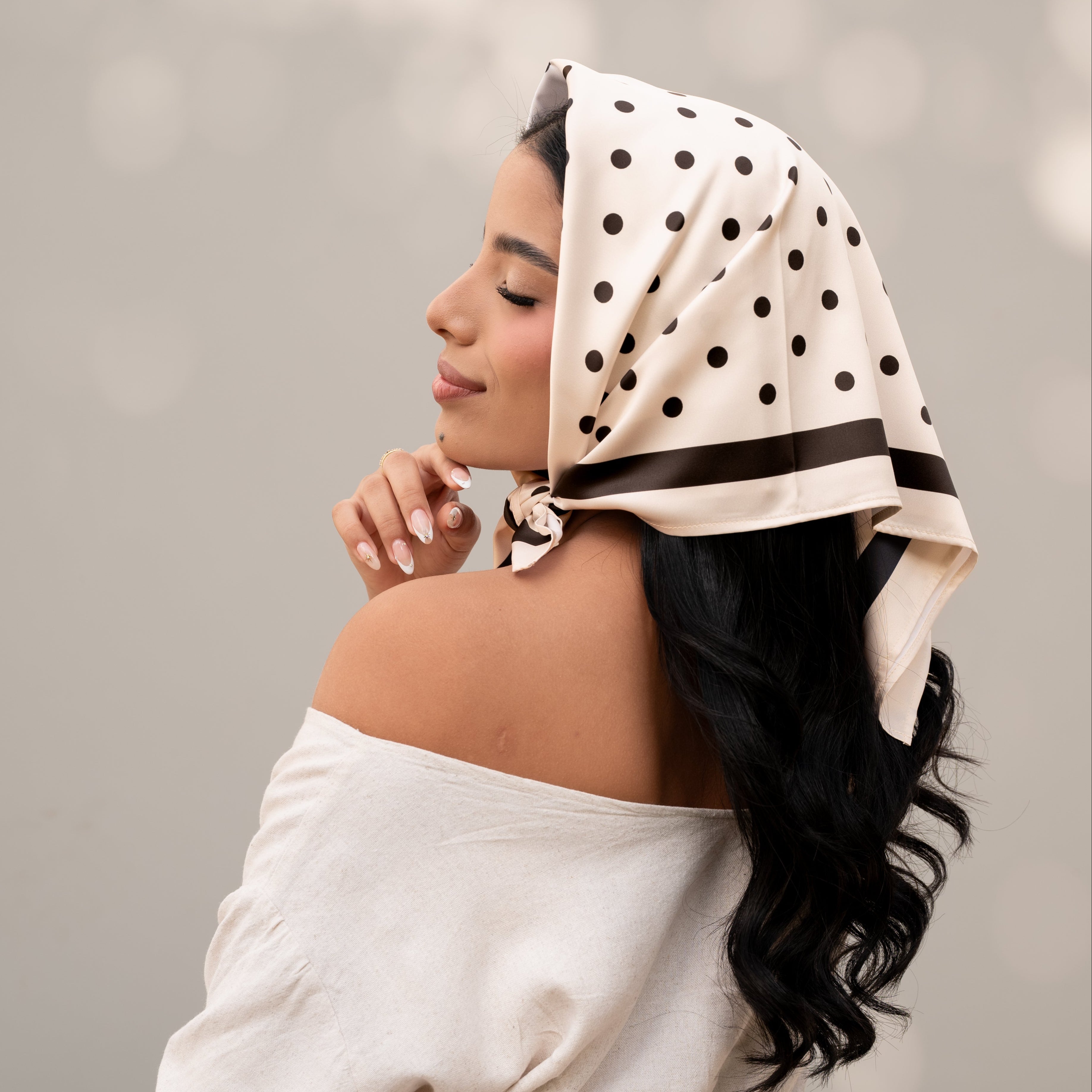 #color_Polka Dots Blanco